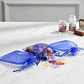 Bolsa Organza 7x9 Cms Paquete 12 Unds Color Azul - Miniatura 5