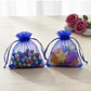 Bolsa Organza 7x9 Cms Paquete 12 Unds Color Azul - Miniatura 4