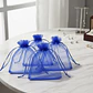 Bolsa Organza 7x9 Cms Paquete 12 Unds Color Azul - Miniatura 3