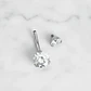  Piercing Ombligo Tb0056 2 Piedras 14gx10x5/8 Titanium  - Miniatura 13