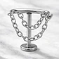 Piercing Labret  Helix Con  2 Cadenas  Lbc04 1.2x8 1 Und - Miniatura 6