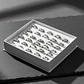 Caja Anillos Ilusión 5mm Acero Platea 36 Unds Med #17 Al #22 - Miniatura 8