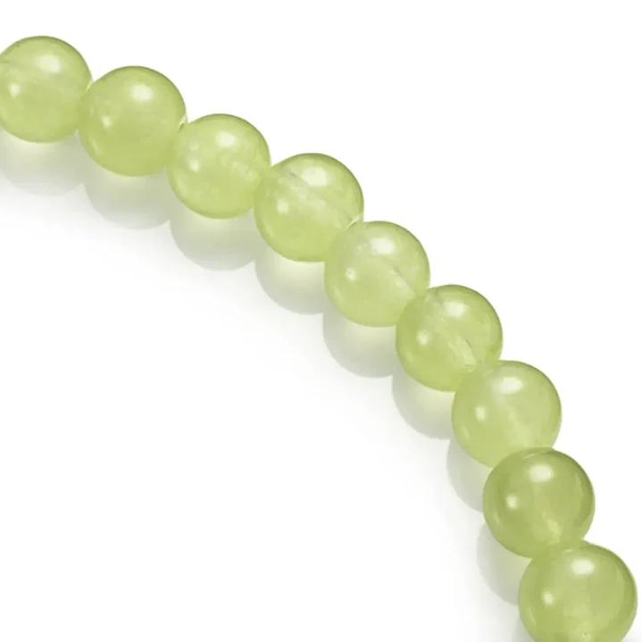 Tiras Cuentas Vidrio Ambar Redonda 6mm C/ Verde Jade 6 Tiras  4