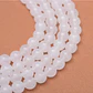 Tiras Cuentas Vidrio Ambar Redonda 6mm Color Blanco 6 Tiras - Miniatura 2