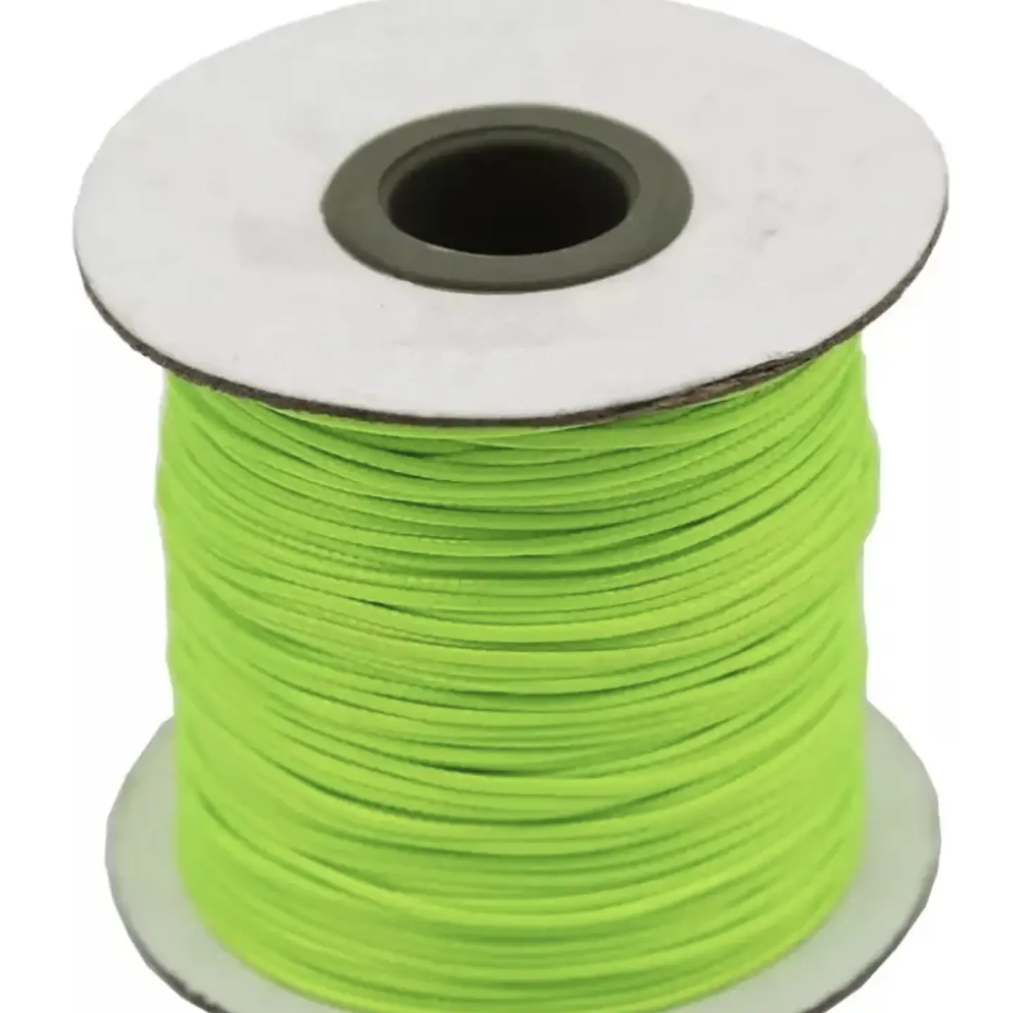 Cordón Tripolino Macramé 1,5mm Rollo 100 Mts Verde Fluor 12