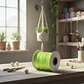 Cordón Tripolino Macramé 1,5mm Rollo 100 Mts Verde Fluor - Miniatura 3