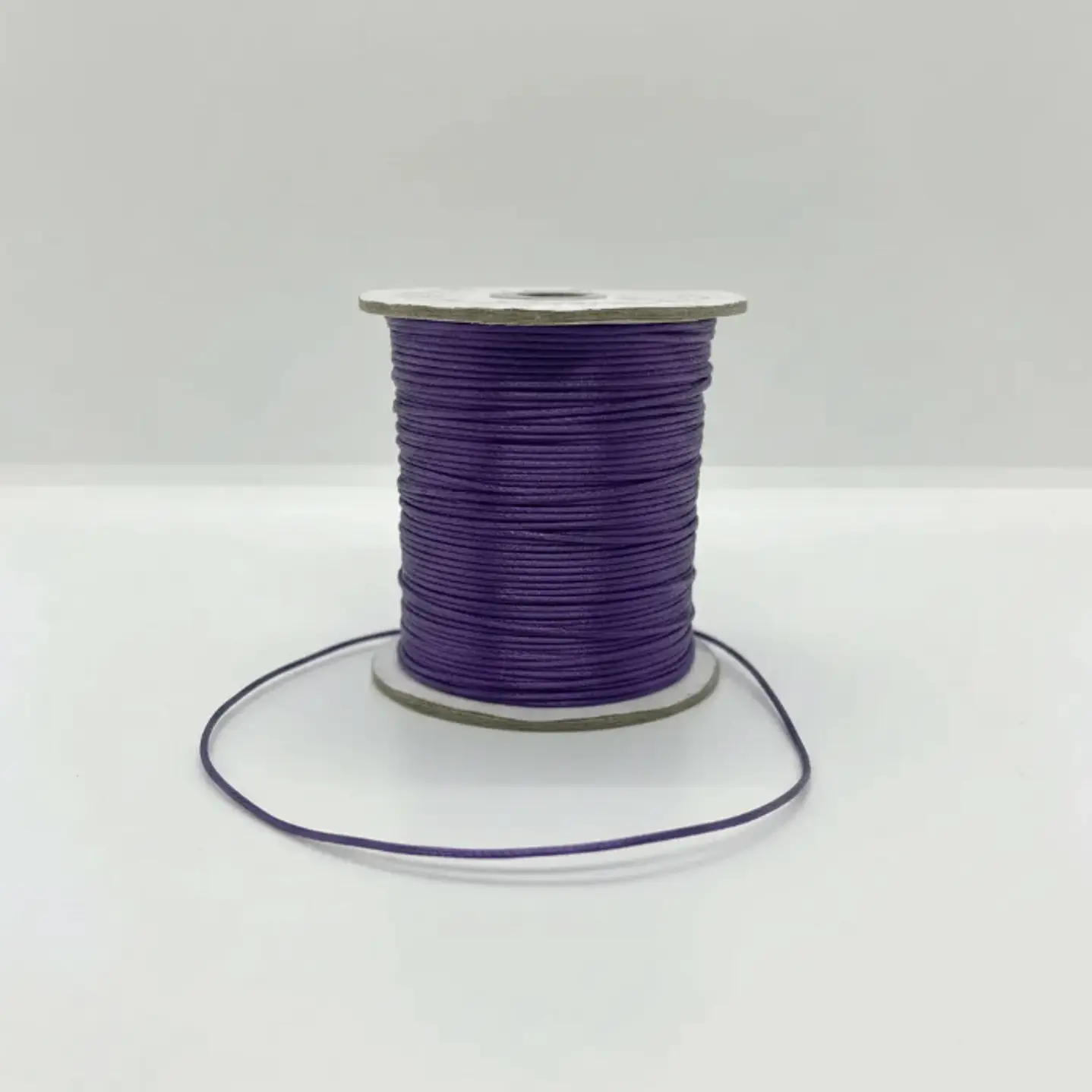 Cordón Tripolino Macramé 1,5mm Rollo 100 Mts Color Morado 5