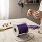 Cordón Tripolino Macramé 1,5mm Rollo 100 Mts Color Morado - Miniatura 6