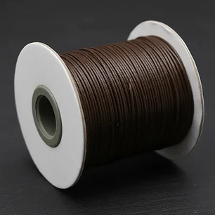 Cordón Tripolino Macramé 1,5mm Rollo 100 Mts Color Café