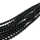 Tiras Cuentas De Vidrio Redonda 4mm Color Negro 6 Tiras - Miniatura 2