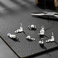 Tapa Nudos B6 Color Plateado  200 Unds - Miniatura 3