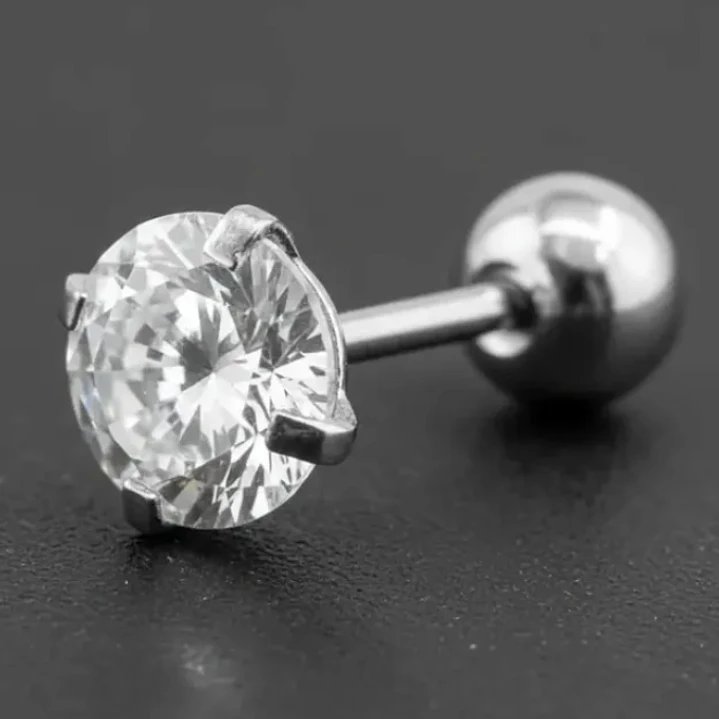 Piercing  Helix Micro Banana Mbbbj03 Acero Q, C/cristal  1un 5