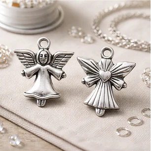 Dijes Chiche Bisutería Pack 25 Unds Modelo Angelito Ch180