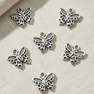 Dijes Chiche Bisutería Pack 50 Unds Modelo Mariposa Ch46