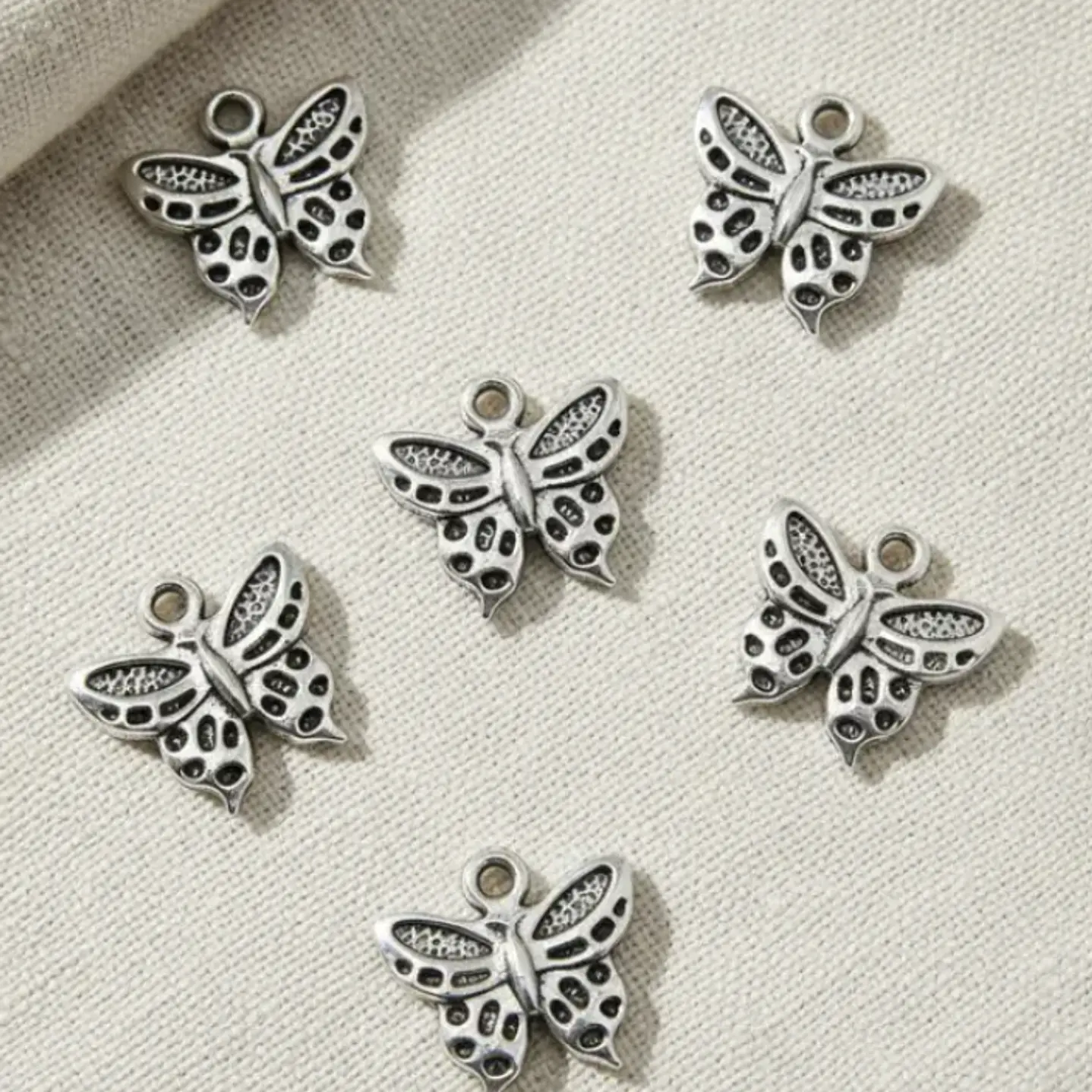 Dijes Chiche Bisutería Pack 50 Unds Modelo Mariposa Ch46 8