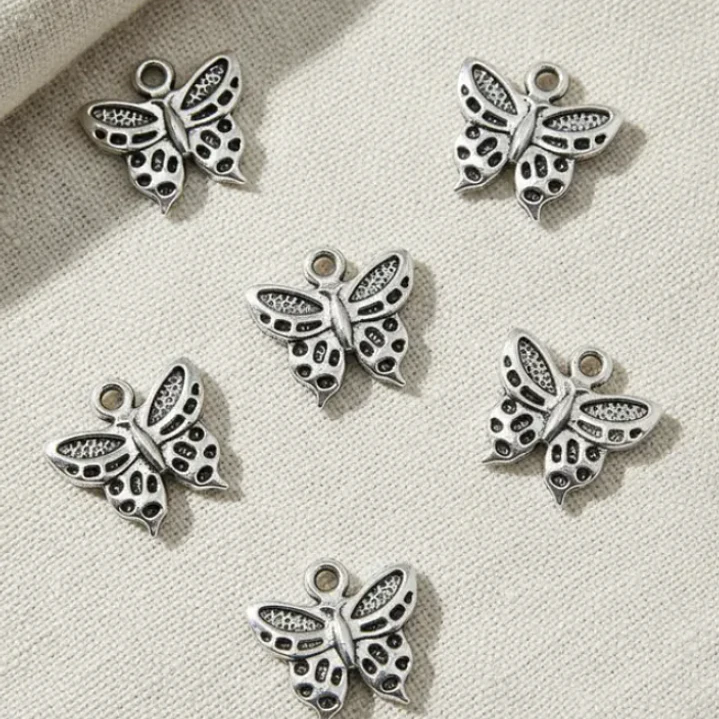 Dijes Chiche Bisutería Pack 50 Unds Modelo Mariposa Ch46 8