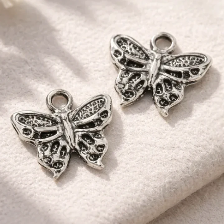 Dijes Chiche Bisutería Pack 50 Unds Modelo Mariposa Ch46 10
