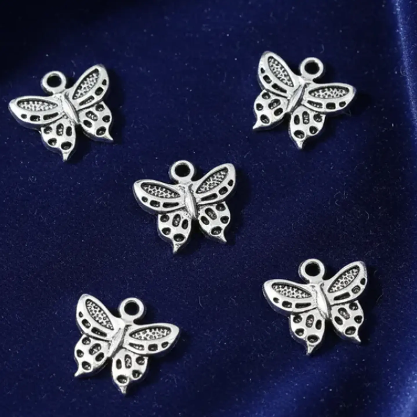 Dijes Chiche Bisutería Pack 50 Unds Modelo Mariposa Ch46 11