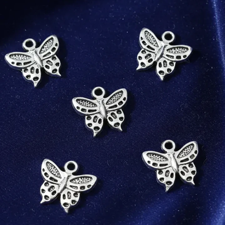 Dijes Chiche Bisutería Pack 50 Unds Modelo Mariposa Ch46 11