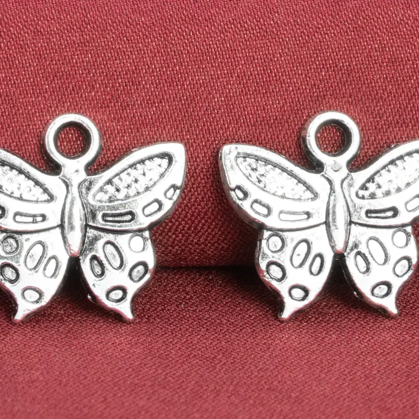 Dijes Chiche Bisutería Pack 50 Unds Modelo Mariposa Ch46 15