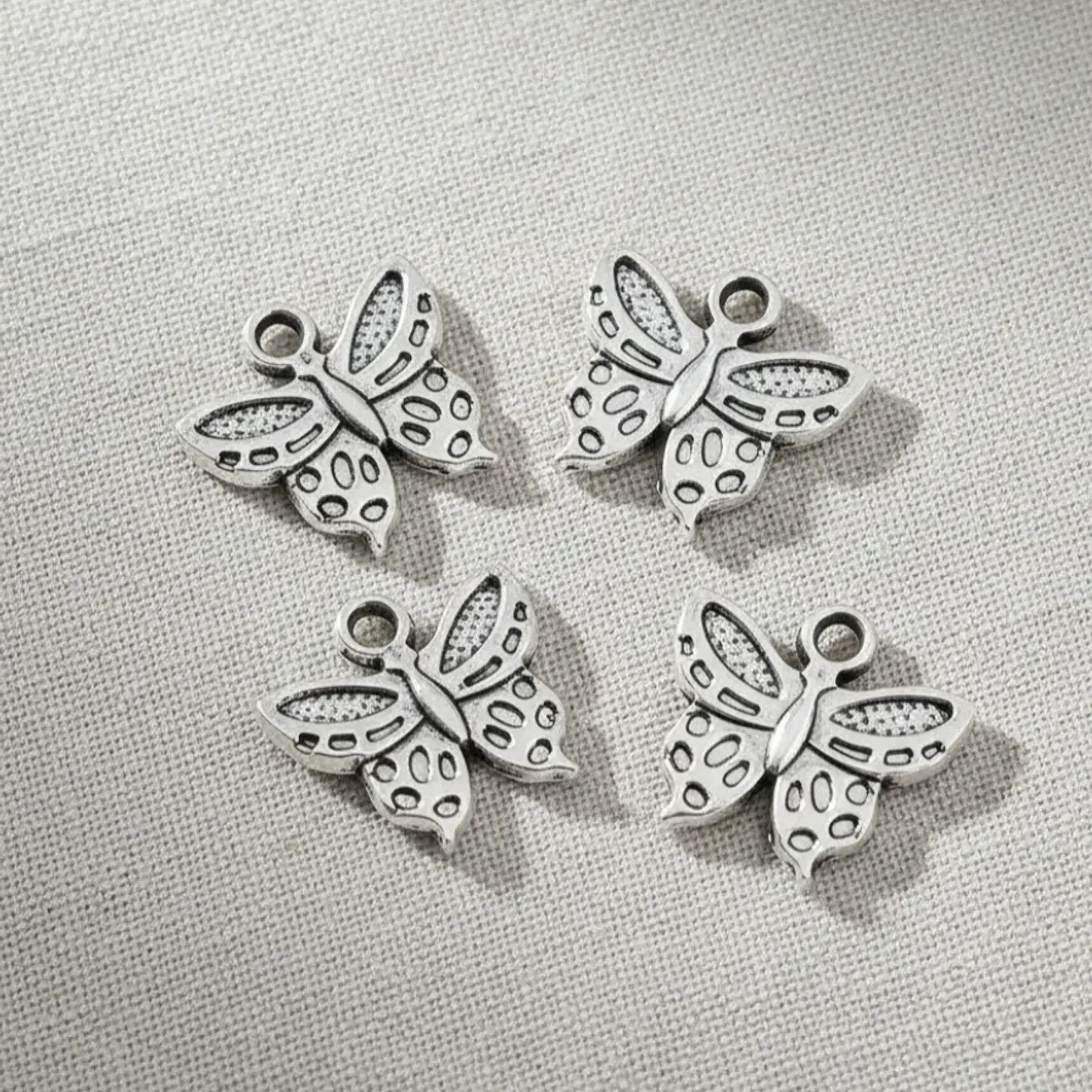 Dijes Chiche Bisutería Pack 50 Unds Modelo Mariposa Ch46 12