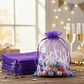 Bolsa Organza Medida 15x20 Cms  Color Morado 50 Unidades - Miniatura 5