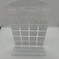 Exhibidor Aros Topitos Acrilico Transparente C/ Blanco 24 Pr - Miniatura 9