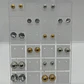 Exhibidor Aros Topitos Acrilico Transparente C/ Blanco 24 Pr - Miniatura 6