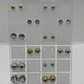 Exhibidor Aros Topitos Acrilico Transparente C/ Blanco 24 Pr - Miniatura 11