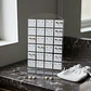 Exhibidor Aros Topitos Acrilico Transparente C/ Blanco 24 Pr - Miniatura 8