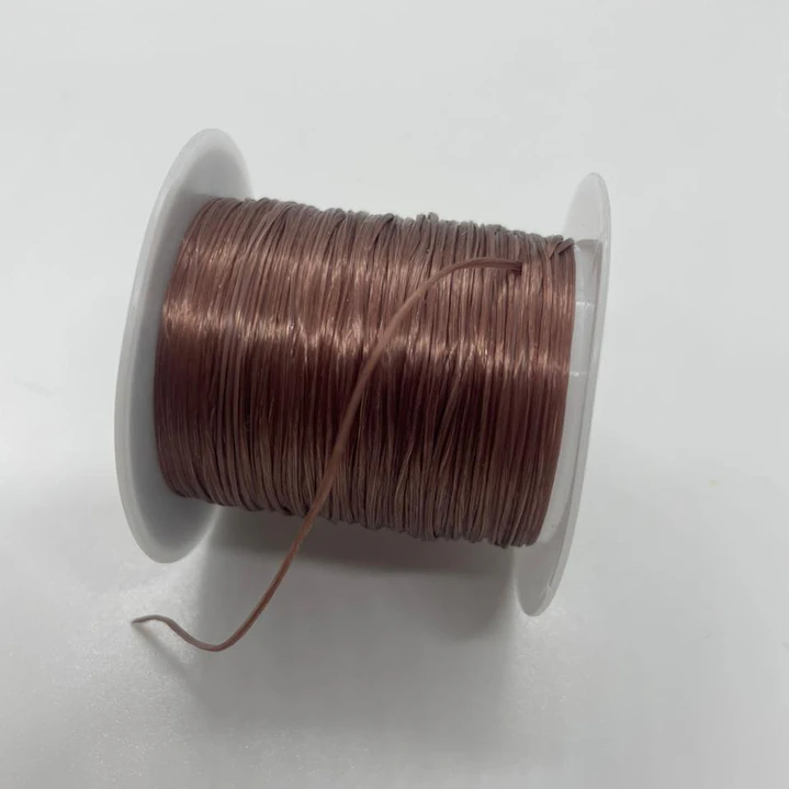 Hilo Elastico Para Pulsera 0.6 Mm Color Café Claro 20 Mtrs 12
