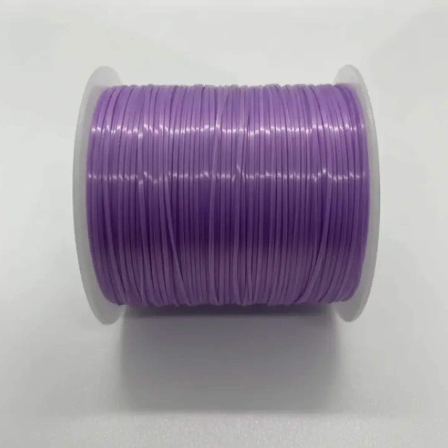 Hilo Elastico Para Pulsera 0.6 Mm Color Lila 20 Mtrs 8