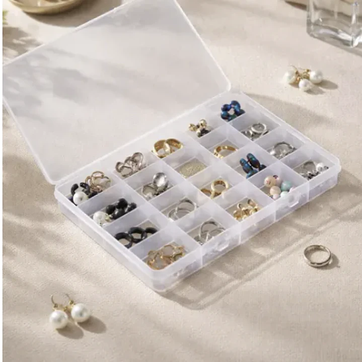 Caja  Organizadora Plastico 24 Compartimento 13x19x2 Cms 3