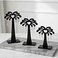 Set 3 Exhibidores Aros Colgantes Acrilico Modelo Palmeras - Miniatura 1