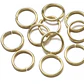 Argolla Union Bisutería Pack 50 Und Color Dorado B3e 14mm - Miniatura 2
