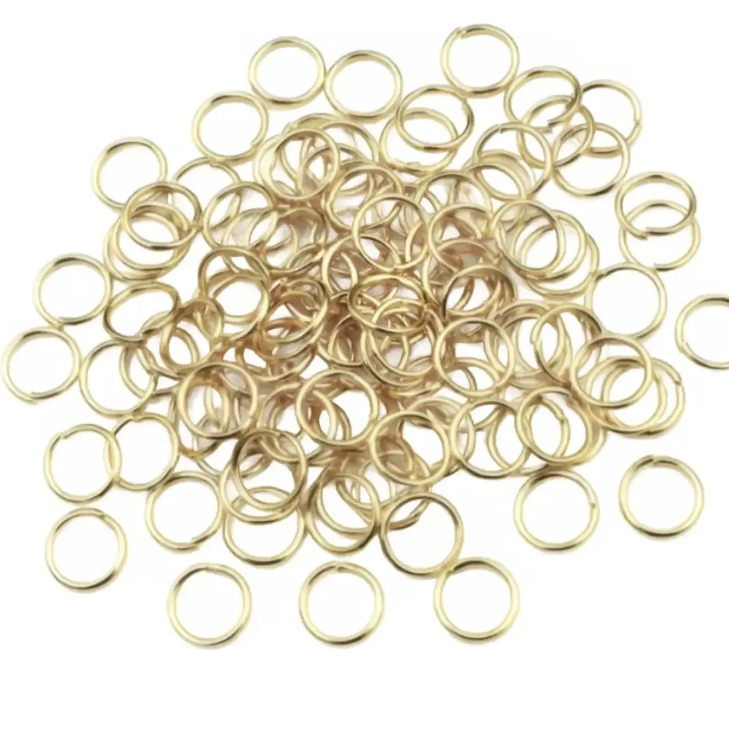 Argolla Union Bisutería Pack 50 Und Color Dorado B3e 14mm 3
