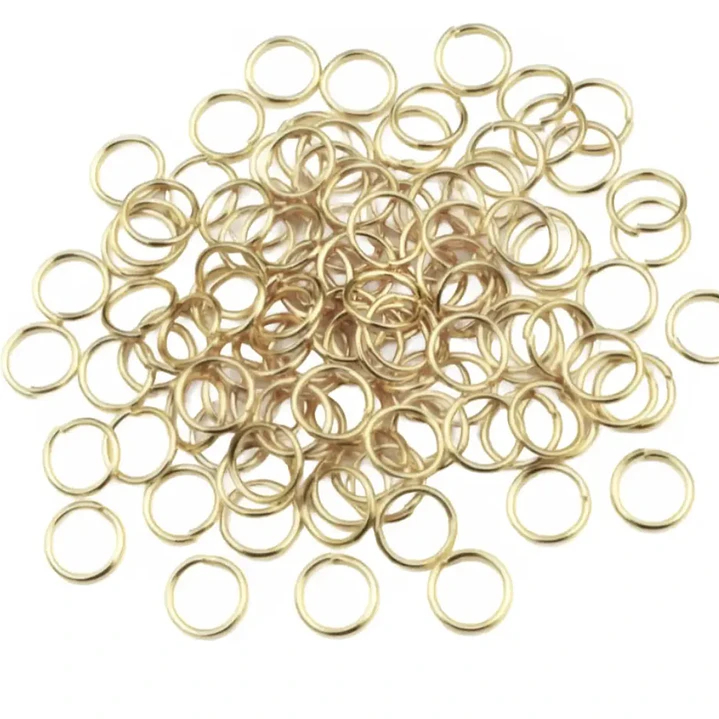 Argolla Union Bisutería Pack 50 Und Color Dorado B3e 14mm 3