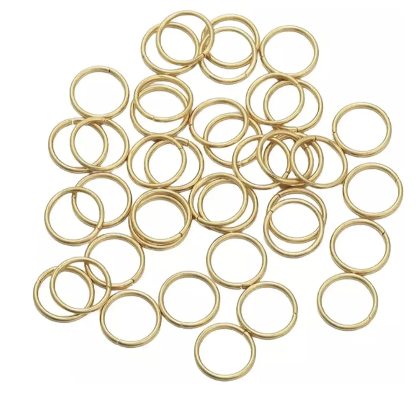 Argolla Union Bisutería Pack 50 Und Color Dorado B3e 14mm 4