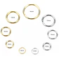 Argolla Union Bisutería Pack 50 Und Color Dorado B3e 14mm - Miniatura 5