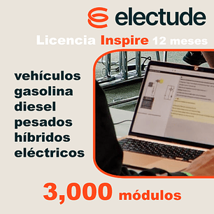 ELECTUDE - Licencia INSPIRE - 12 meses online