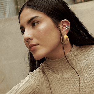 Aretes Raggio Dorato 