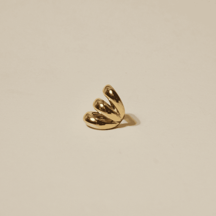 Earcuff Trinitá Gold 3