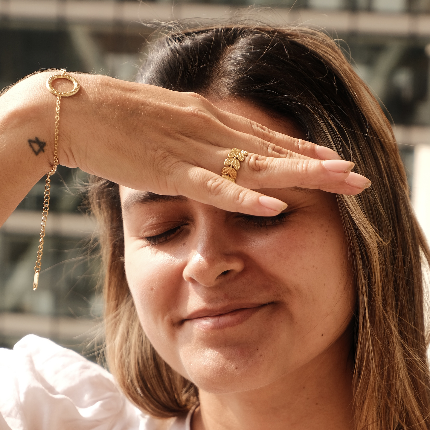 Pulsera Circulo con Textura 3