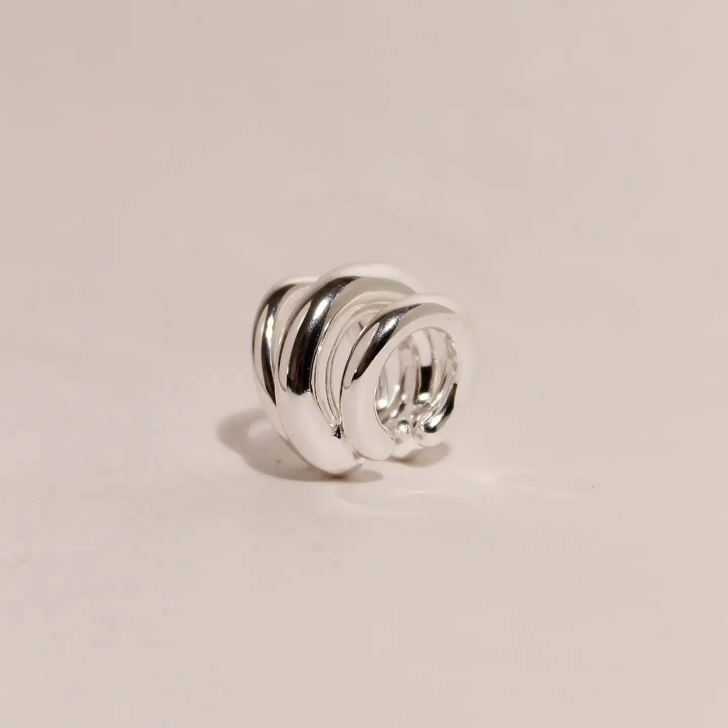 Earcuff Palermo Plateado -Solmare (NUEVO) 3