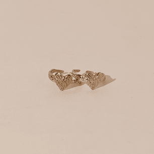 Anillo Ricordo Huella Dorado 