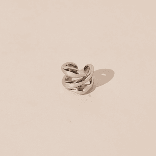 Earcuff Umbral Plateado 