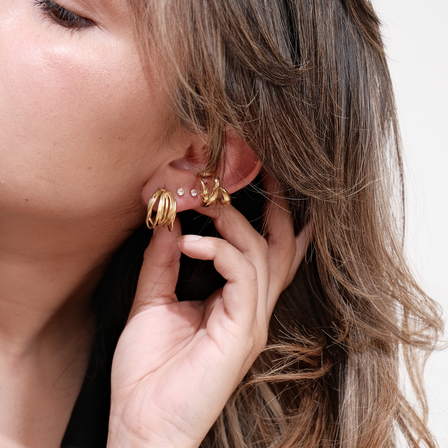 Hoops Umbral Doradas  2