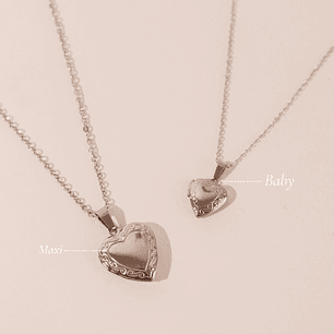 Relicario Baby Plateado