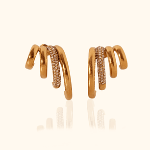 Hoops Aros con circones 