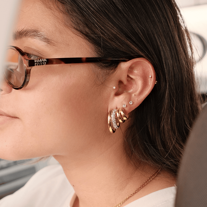 Hoops Aros con circones  2
